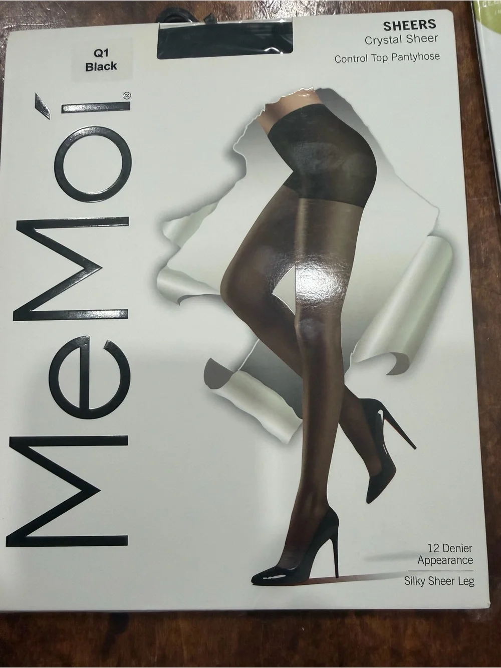 Nordstrom Black Sheer Back Seam Pantyhose - Pair of Sheers